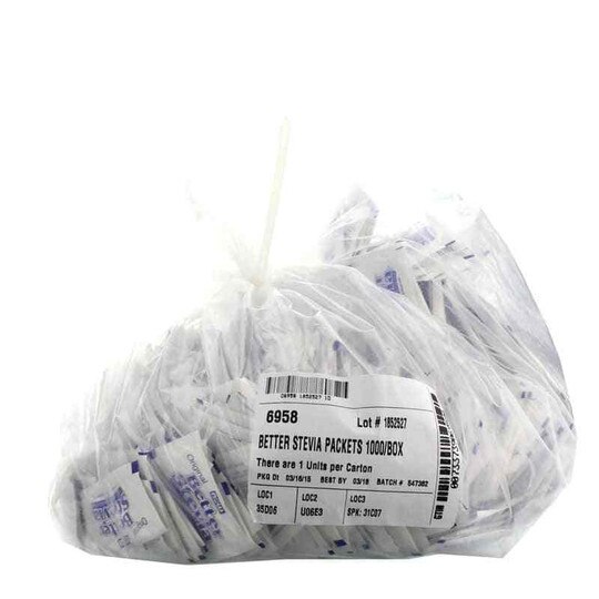Better Stevia Sweetener Packets, NOW